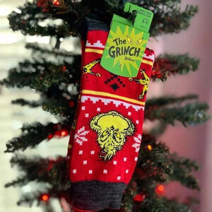 Dr  Seuss The Grinch Men’s Crew Socks